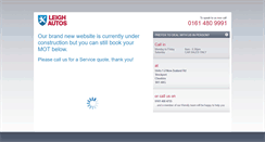 Desktop Screenshot of leighautos.co.uk